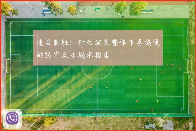 速度制胜：针对波黑整体节奏偏慢的防守反击战术指南